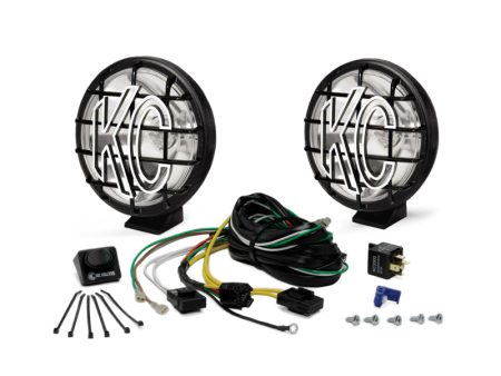 KC HiLiTES Apollo Pro 6in. Halogen Light 100w Spot Beam (Pair Pack System) - Black Online