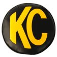 KC HiLiTES 8in. Round Soft Cover (Pair) - Black w Yellow KC Logo Online Hot Sale