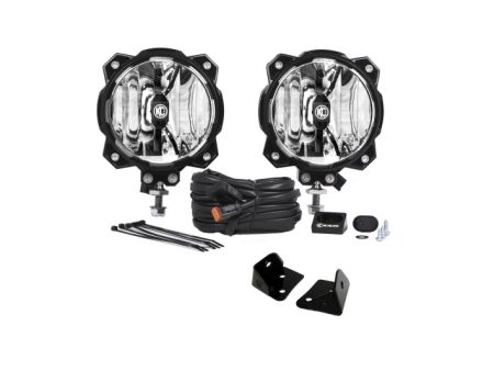 KC HiLiTES 07-18 Jeep JK 6in Pro6 Gravity LED Pillar Mount 2-Light Sys (20W Spot Beam) For Cheap