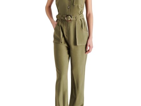 GENE JUMPSUIT OLIVE Hot on Sale