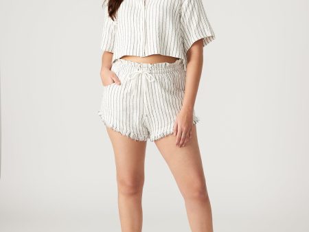 MARI SHORTS IVORY on Sale