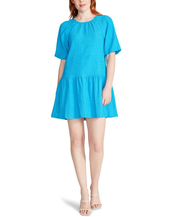 ABRAH DRESS TURQUOISE Online now